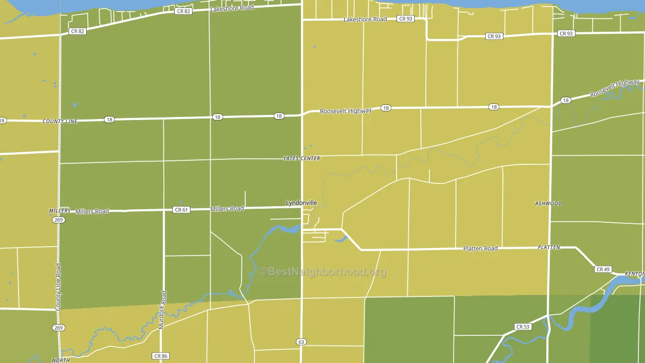 14098, NY block-group voter-turnout map