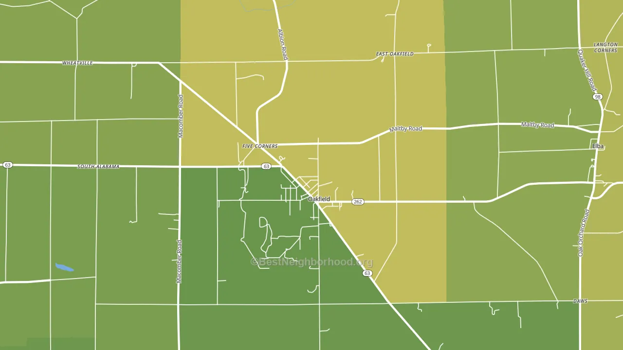 14125, NY block-group voter-turnout map