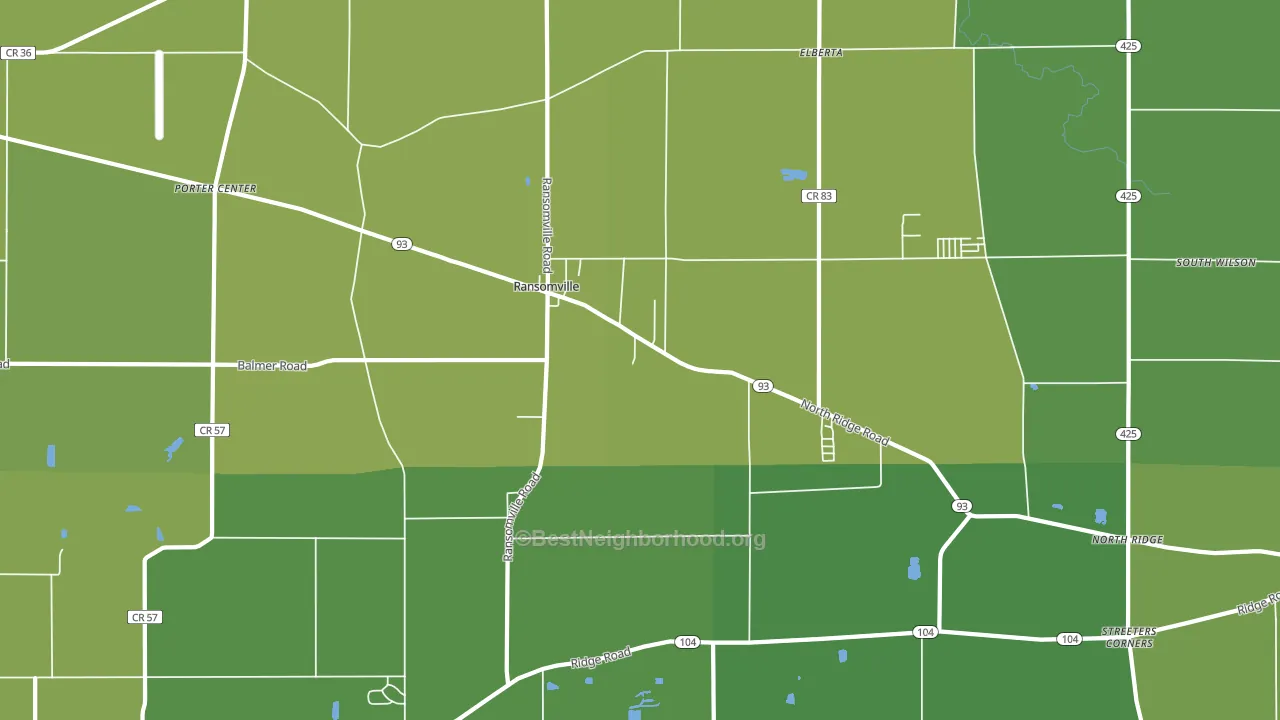 14131, NY block-group voter-turnout map