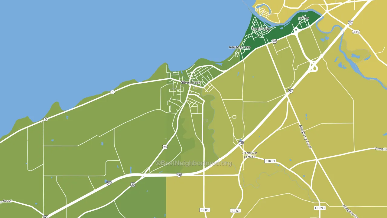 14136, NY block-group voter-turnout map