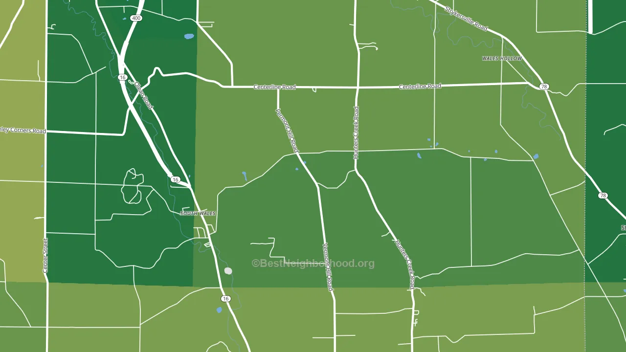 14139, NY block-group voter-turnout map