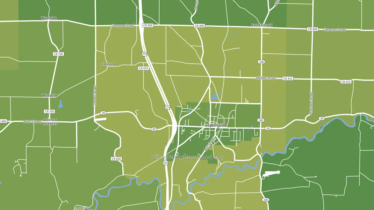 14141, NY block-group voter-turnout map