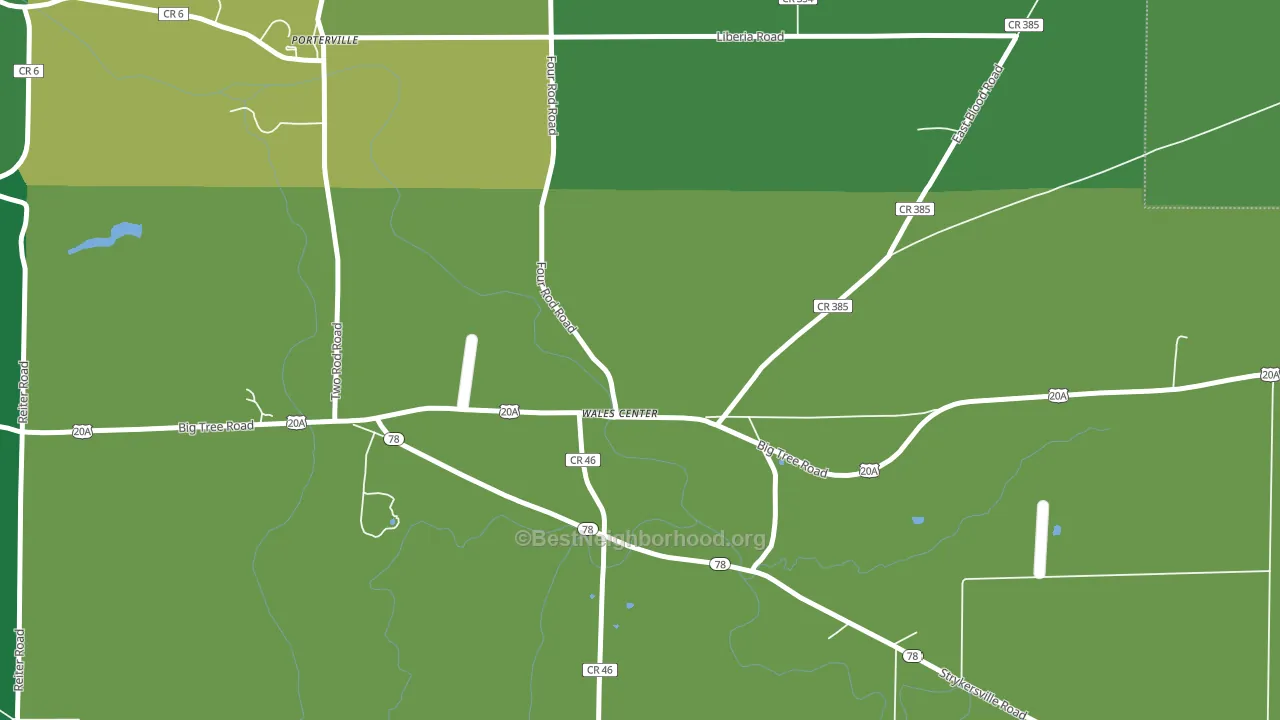 14169, NY block-group voter-turnout map