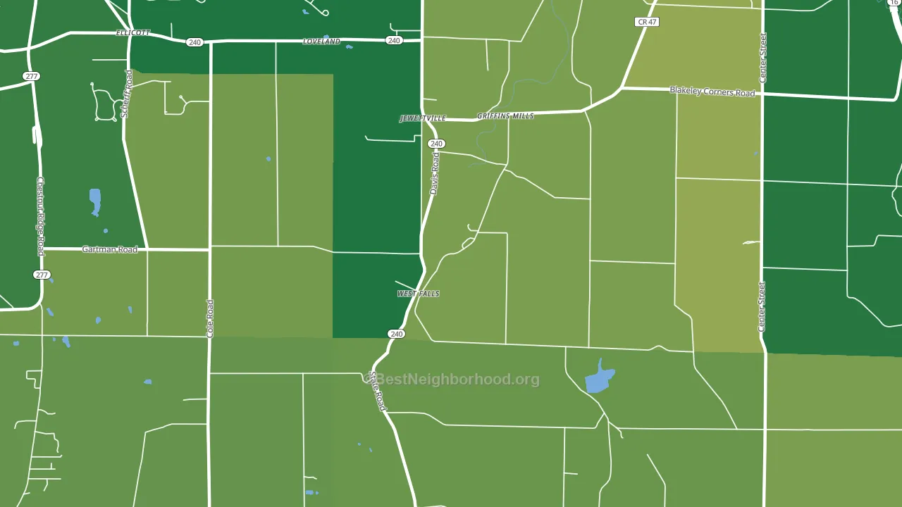 14170, NY block-group voter-turnout map