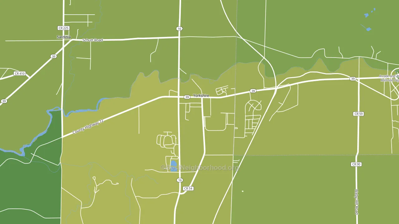 14173, NY block-group voter-turnout map