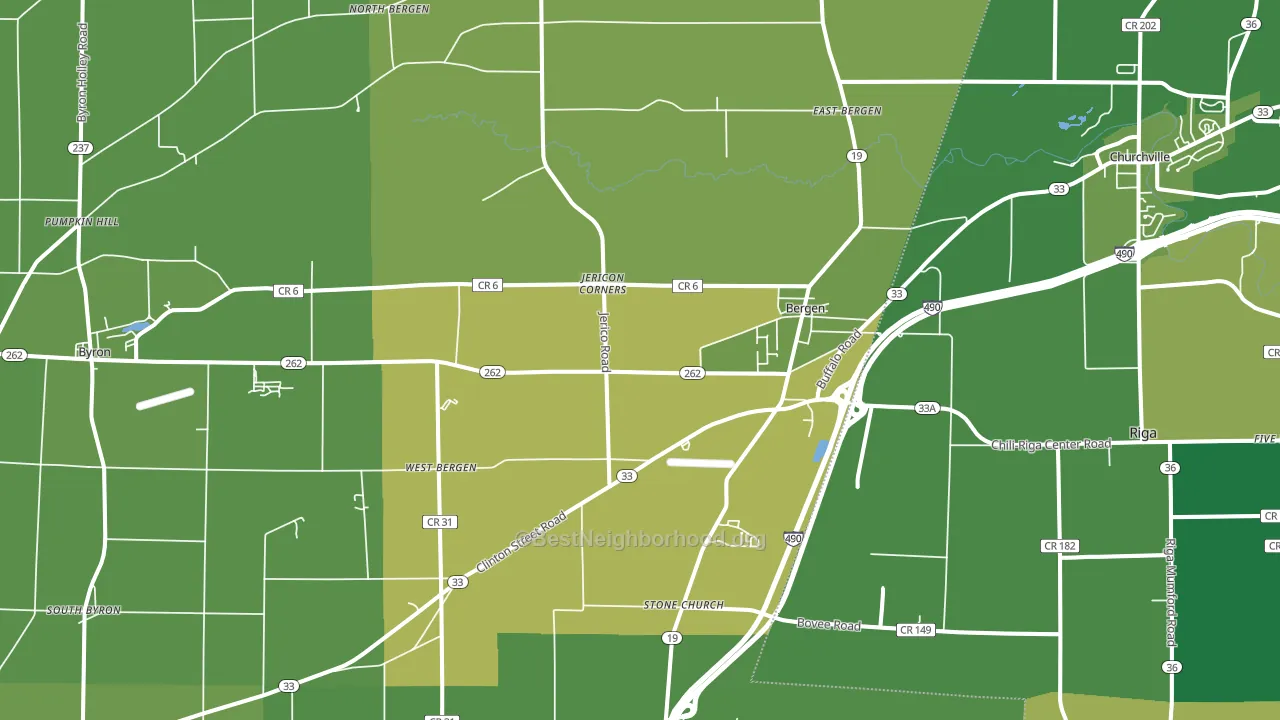 14416, NY block-group voter-turnout map