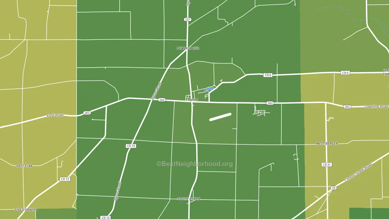 14422, NY block-group voter-turnout map