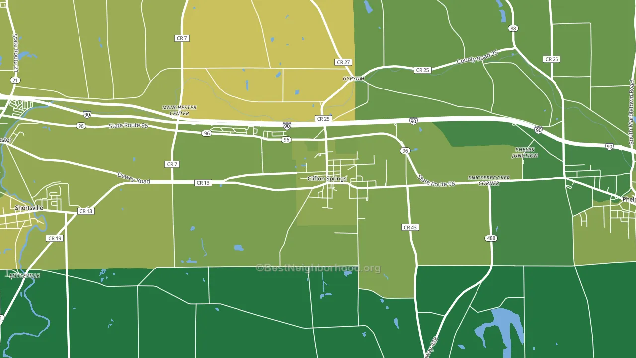 14432, NY block-group voter-turnout map
