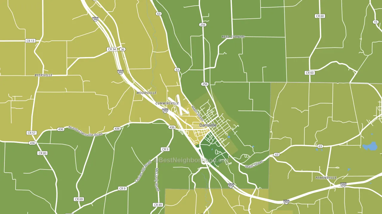14437, NY block-group voter-turnout map