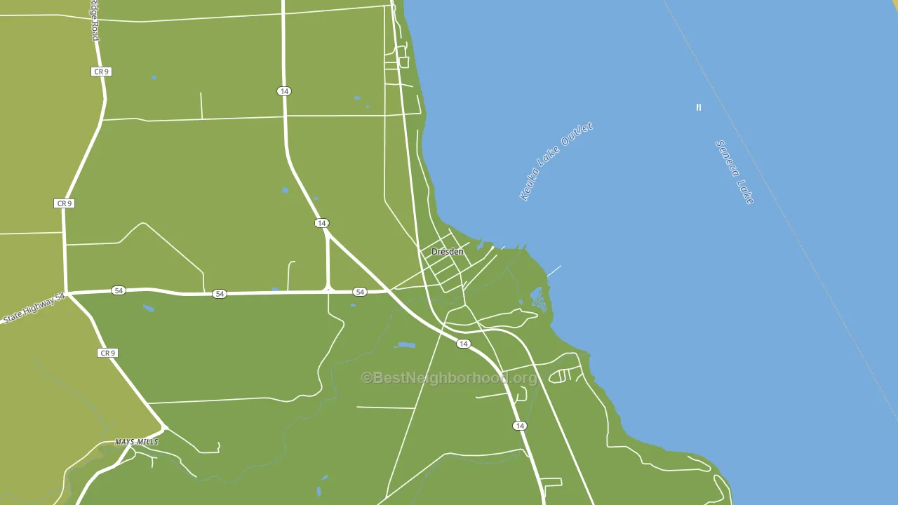 14441, NY block-group voter-turnout map