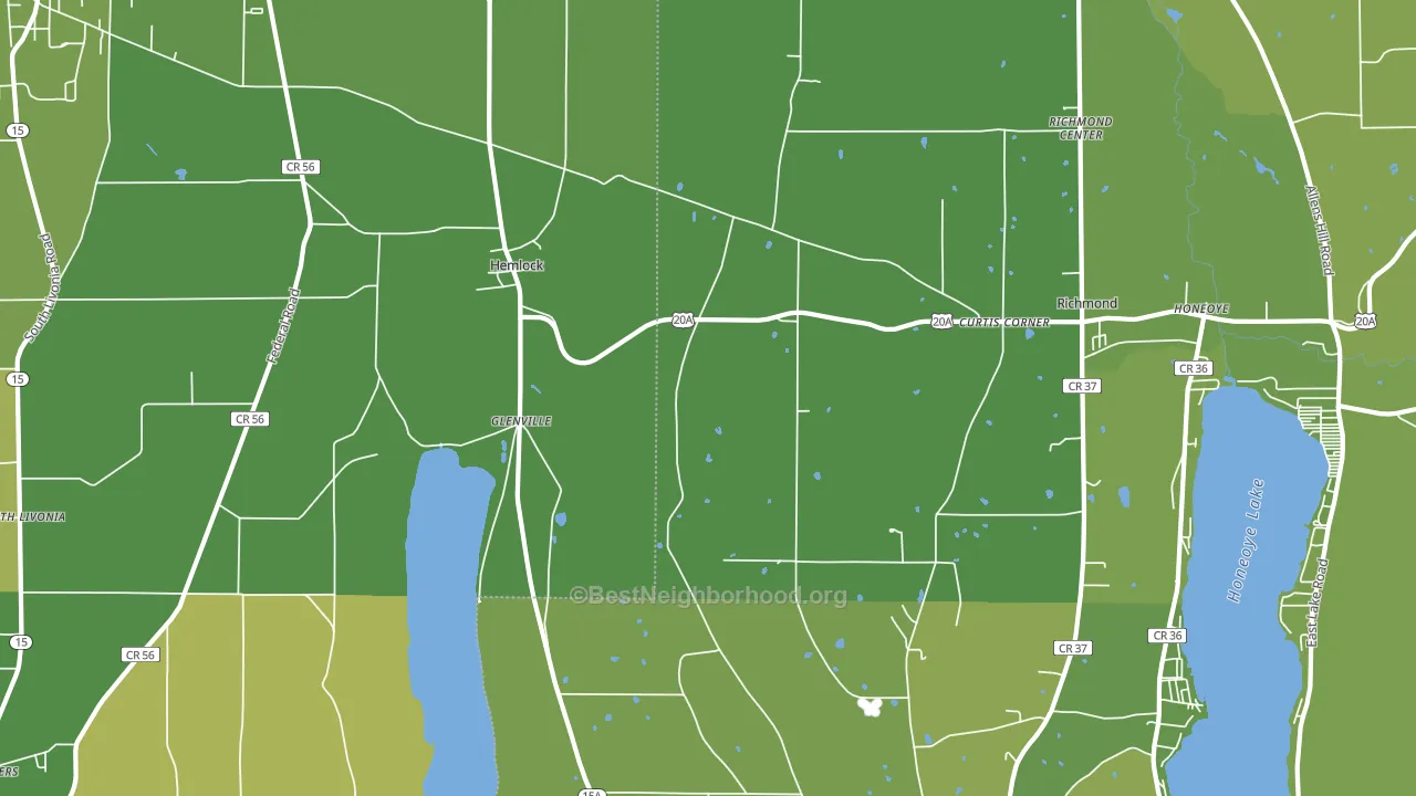 14466, NY block-group voter-turnout map