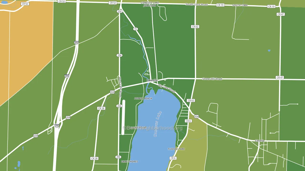 14480, NY block-group voter-turnout map