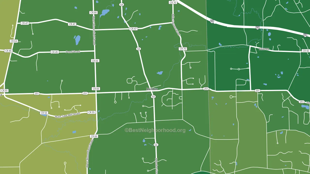 14506, NY block-group voter-turnout map