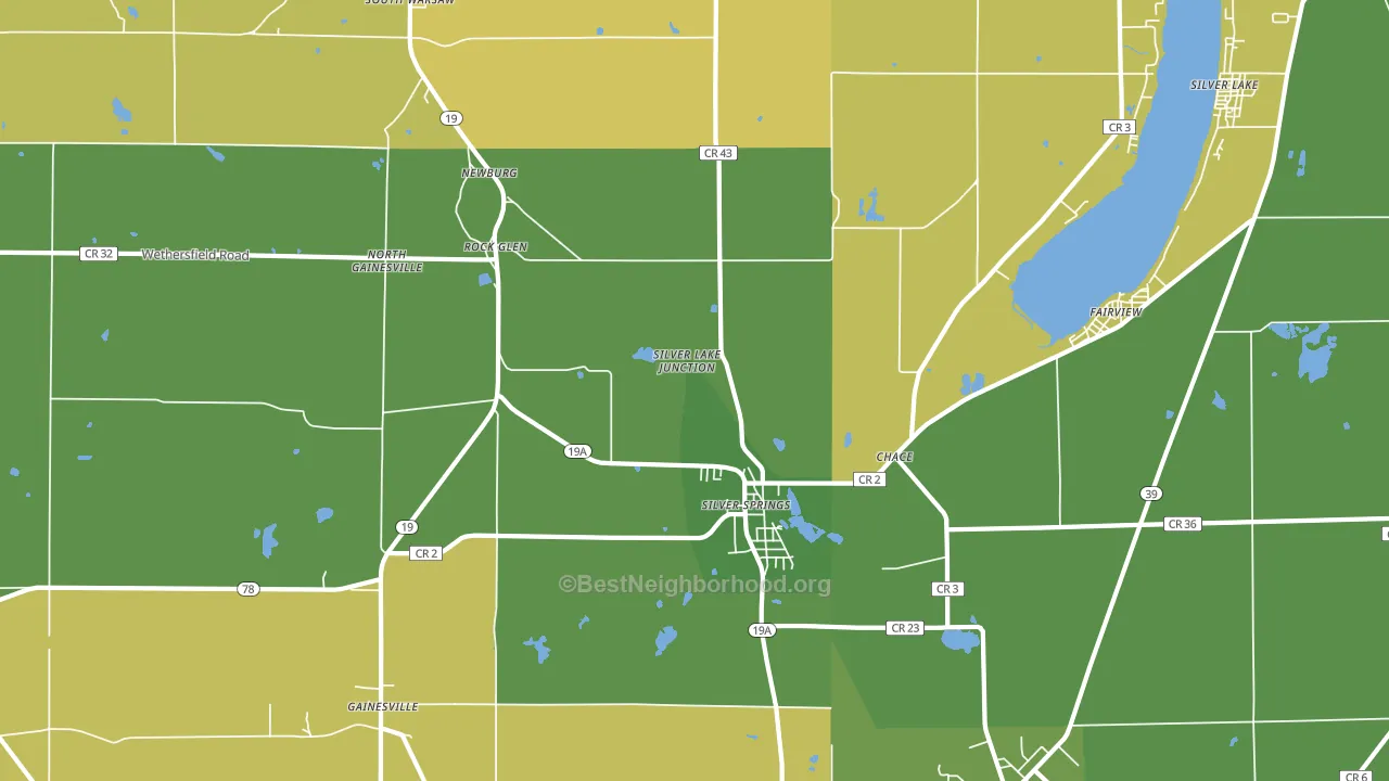 14550, NY block-group voter-turnout map