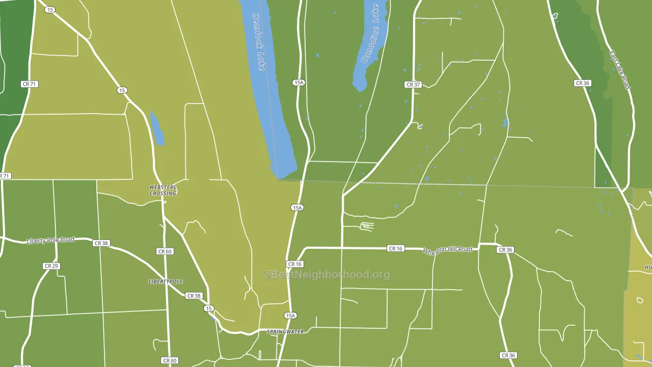 14560, NY block-group voter-turnout map