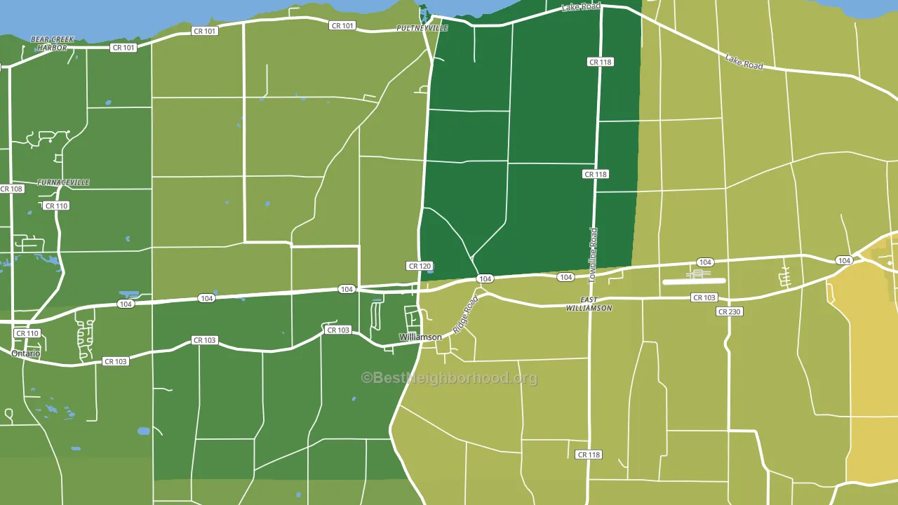 14589, NY block-group voter-turnout map