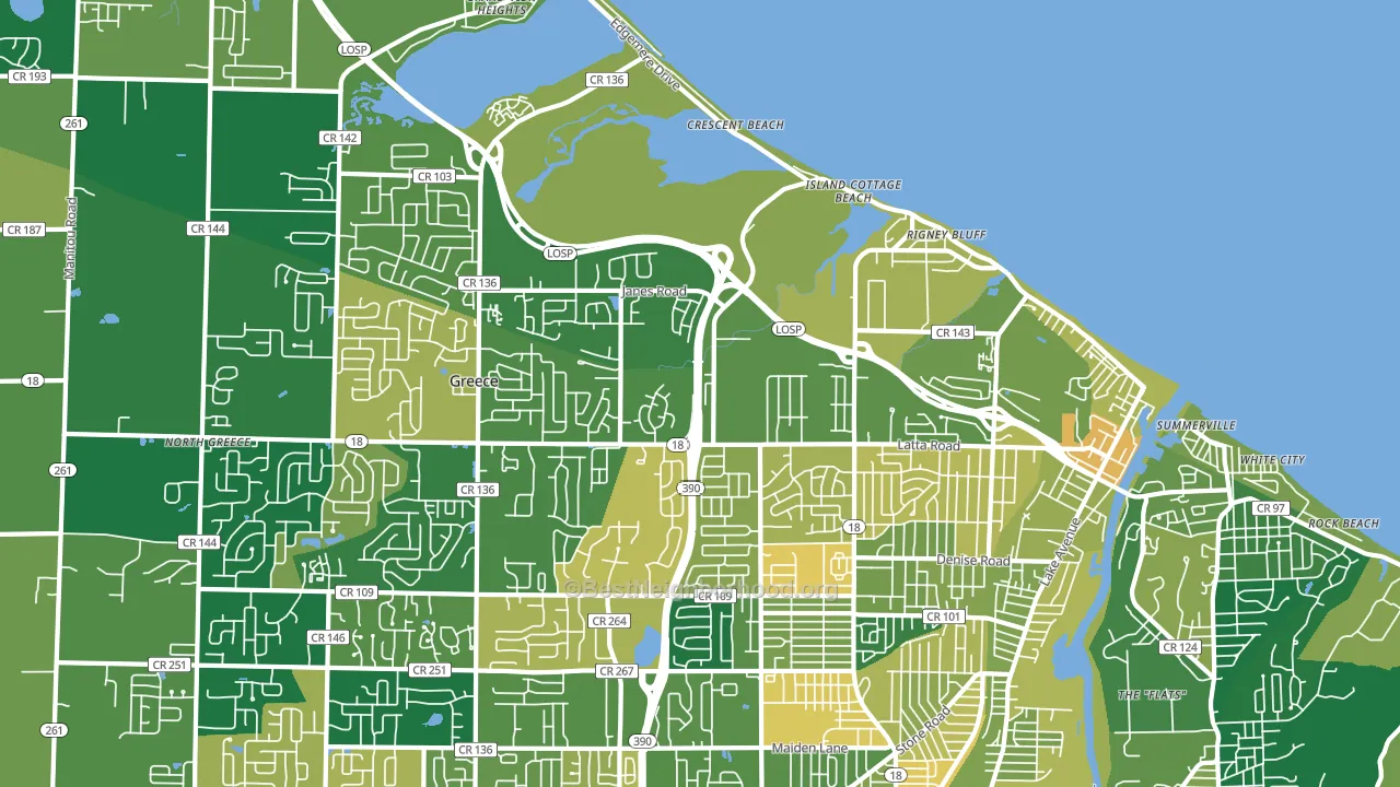 14612, NY block-group voter-turnout map