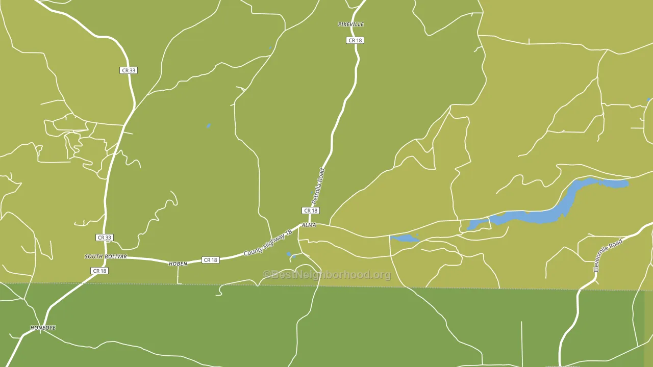 14708, NY block-group voter-turnout map