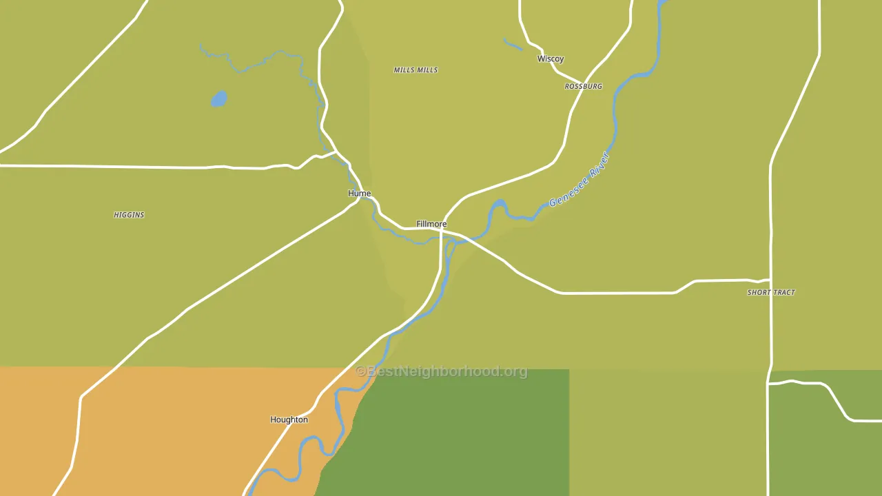 14735, NY block-group voter-turnout map