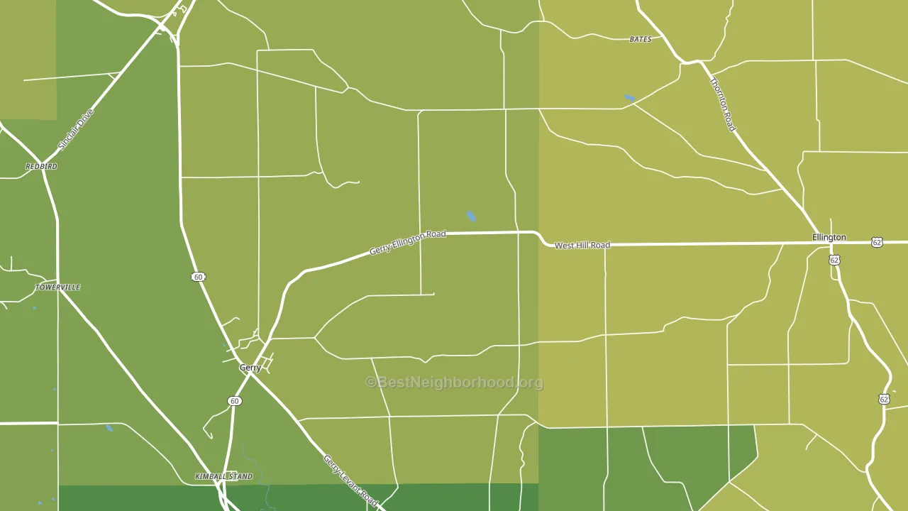 14740, NY block-group voter-turnout map