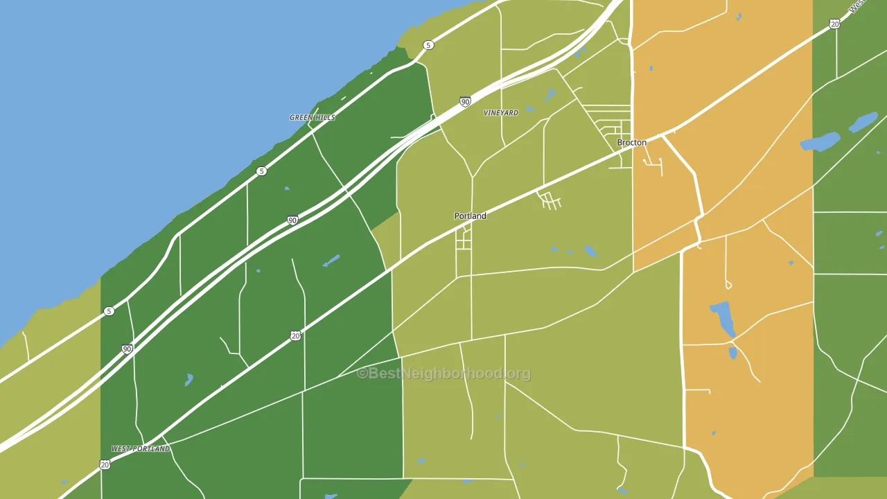 14769, NY block-group voter-turnout map