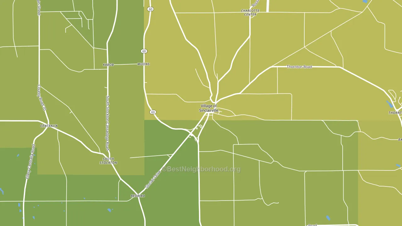 14782, NY block-group voter-turnout map