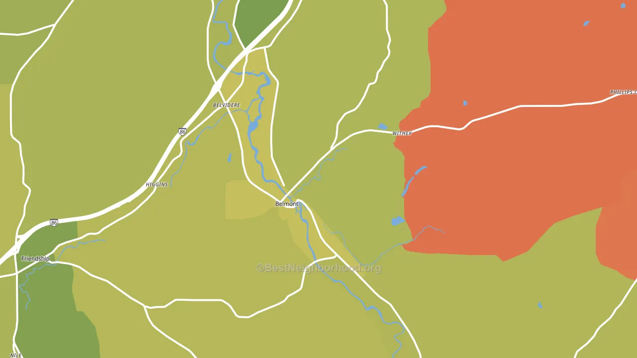 14813, NY block-group voter-turnout map