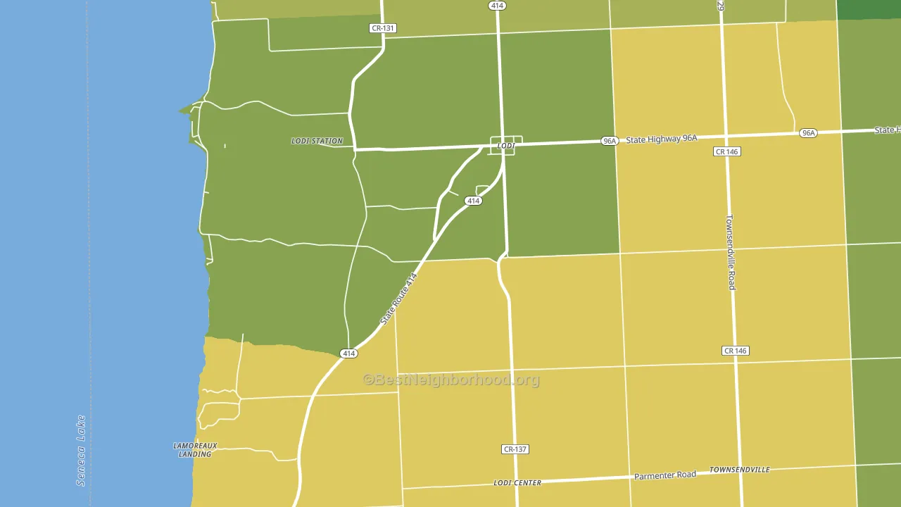 14860, NY block-group voter-turnout map