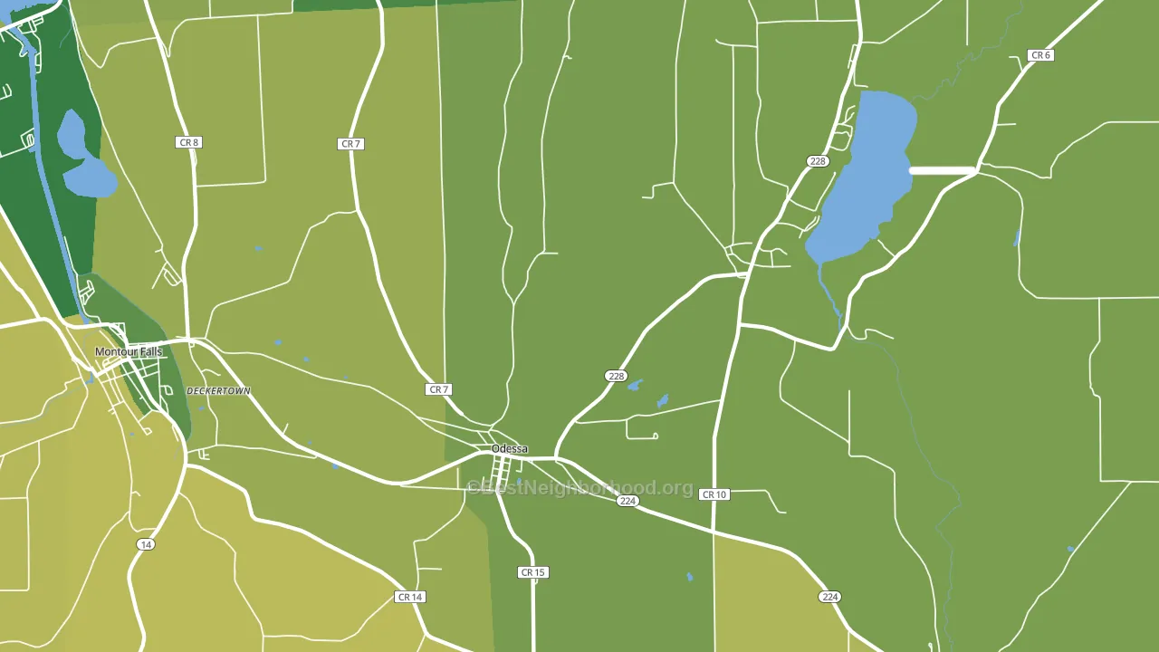 14869, NY block-group voter-turnout map