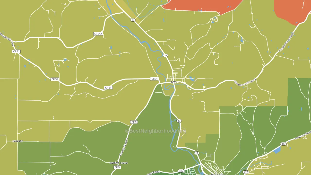 14880, NY block-group voter-turnout map