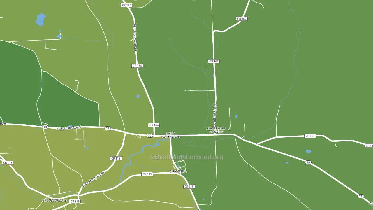 14881, NY block-group voter-turnout map