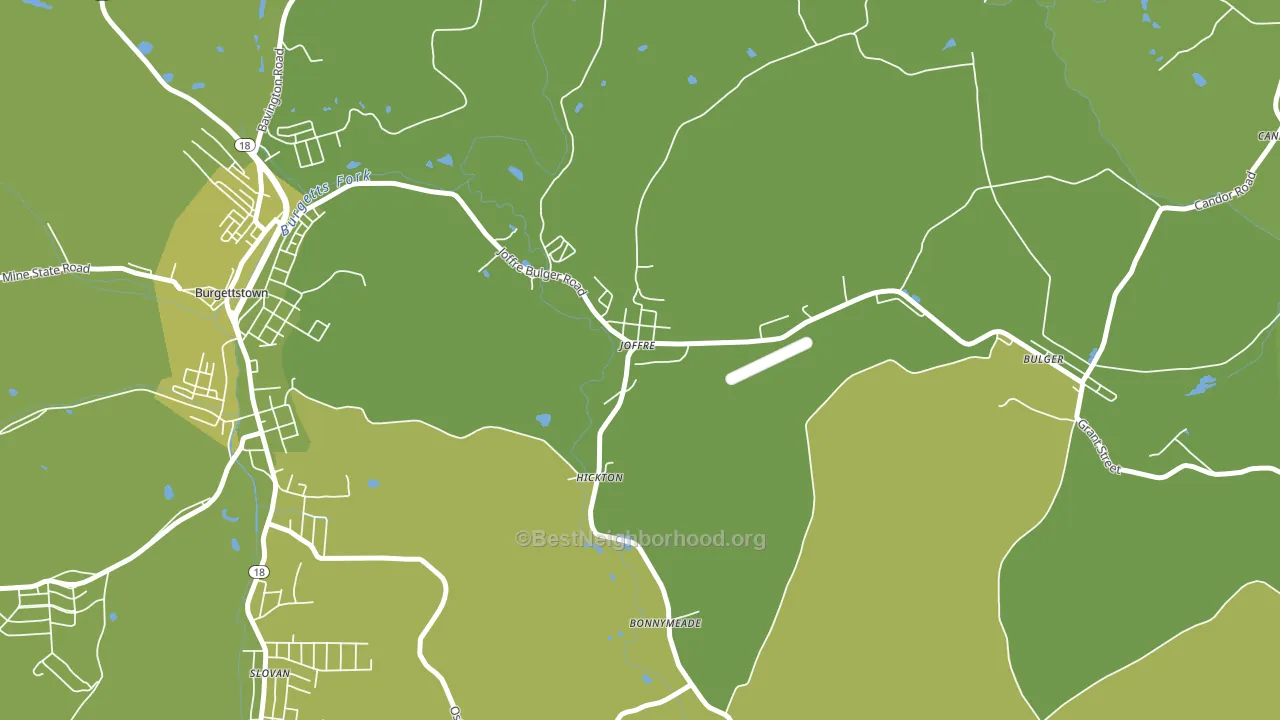 15053, PA block-group voter-turnout map