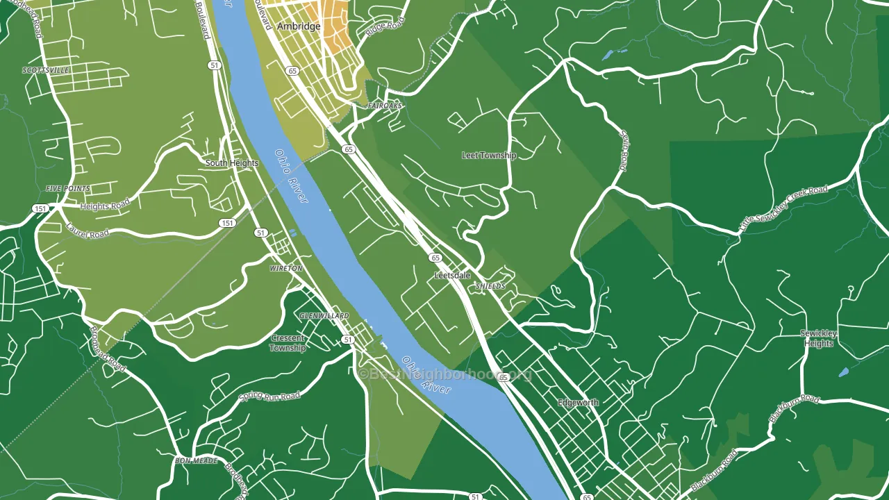 15056, PA block-group voter-turnout map