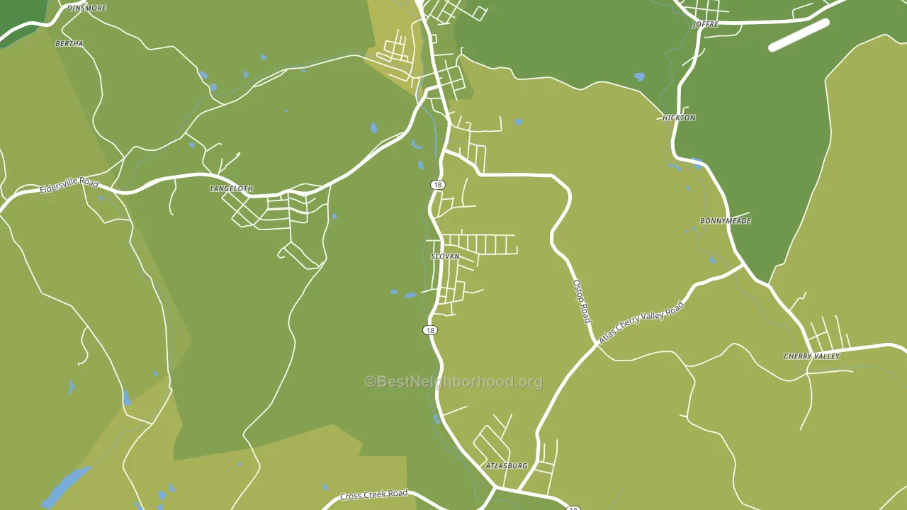 15078, PA block-group voter-turnout map