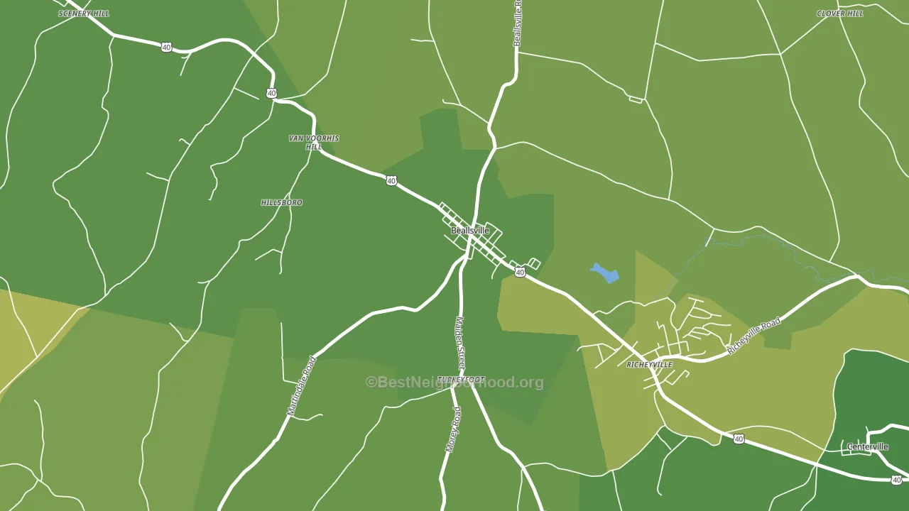 15313, PA block-group voter-turnout map