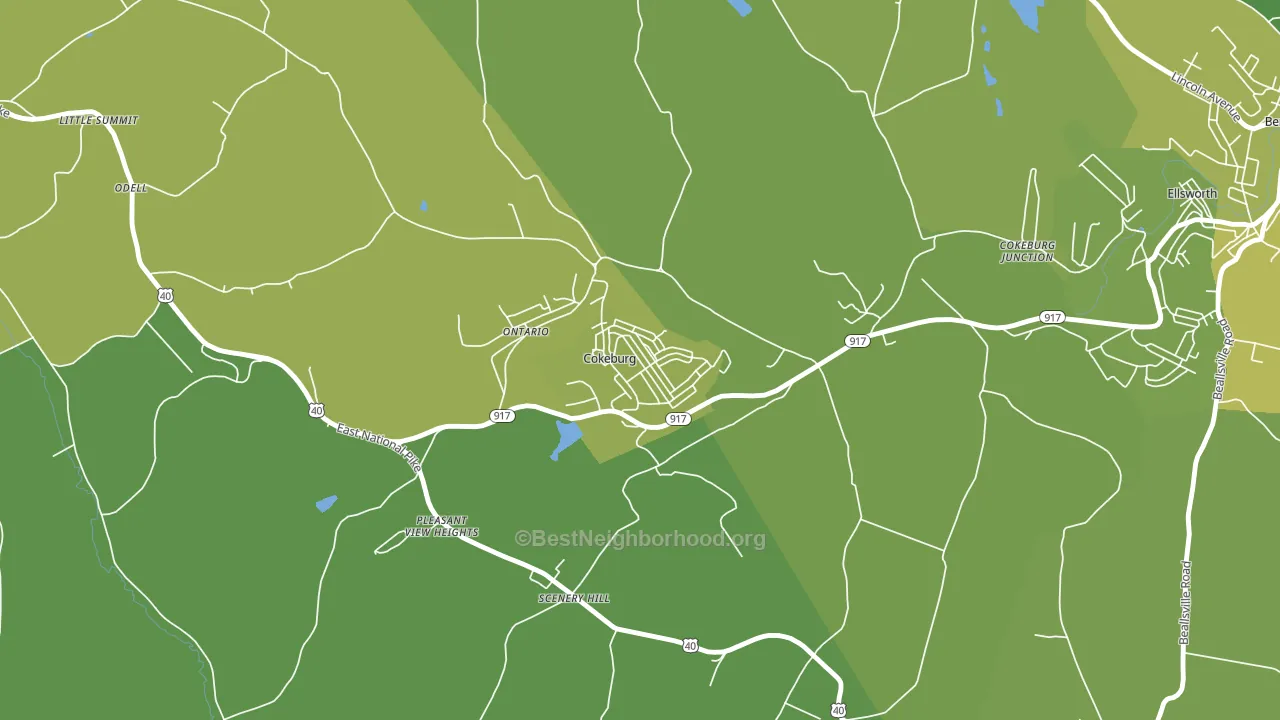 15324, PA block-group voter-turnout map