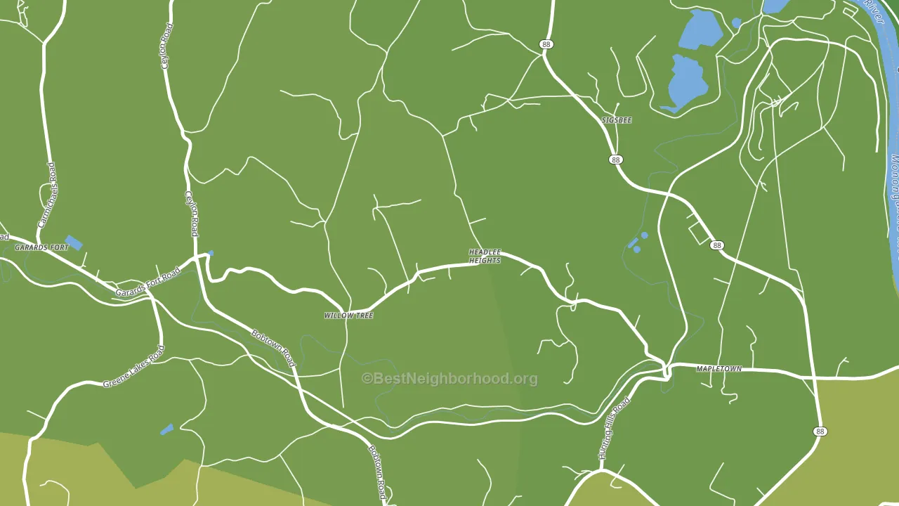 15334, PA block-group voter-turnout map