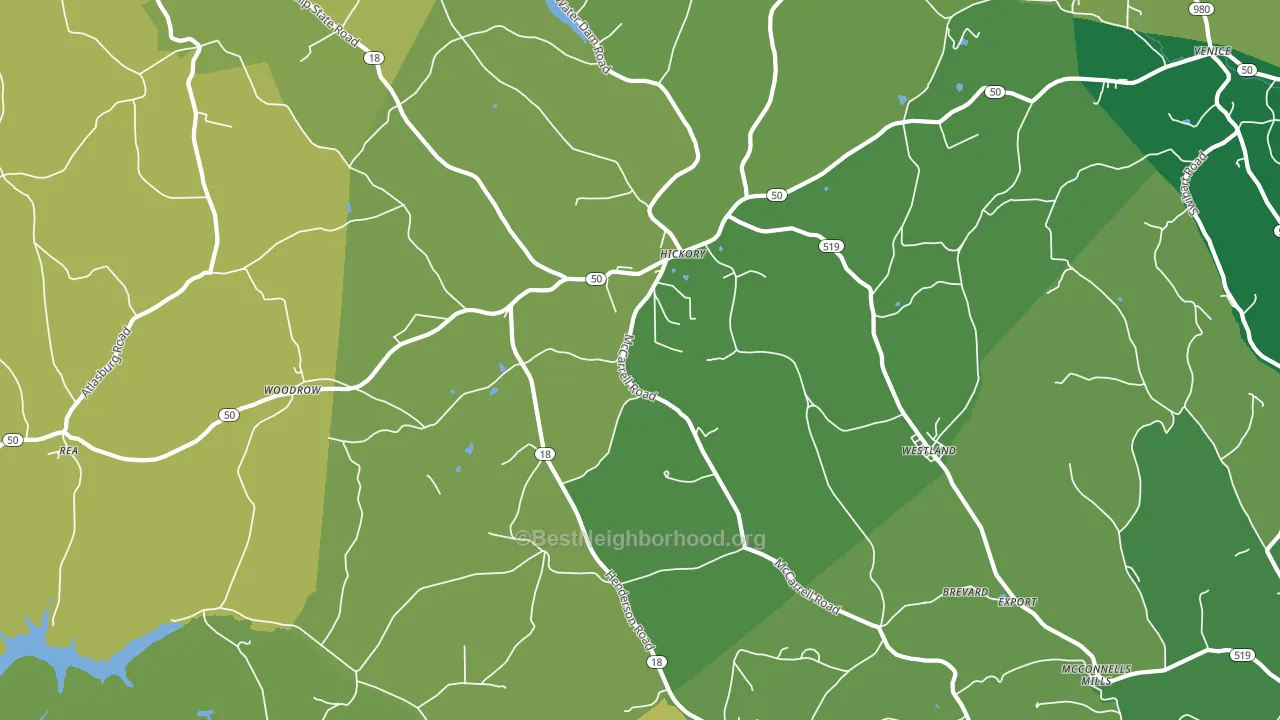 15340, PA block-group voter-turnout map