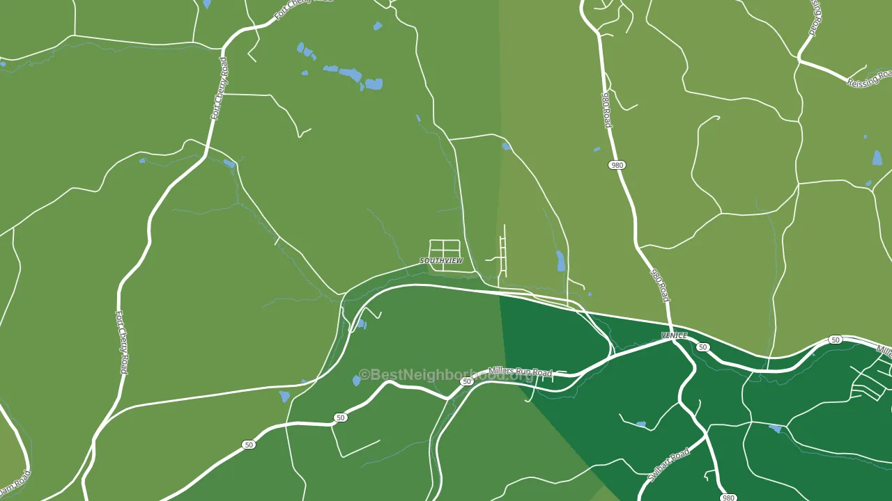 15361, PA block-group voter-turnout map