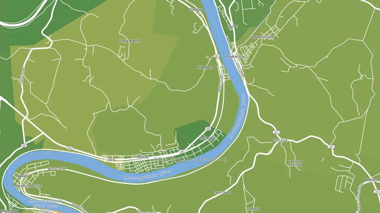 15412, PA block-group voter-turnout map