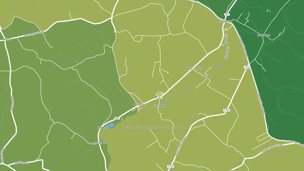 15462, PA block-group voter-turnout map