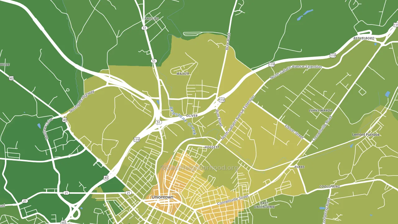 15472, PA block-group voter-turnout map