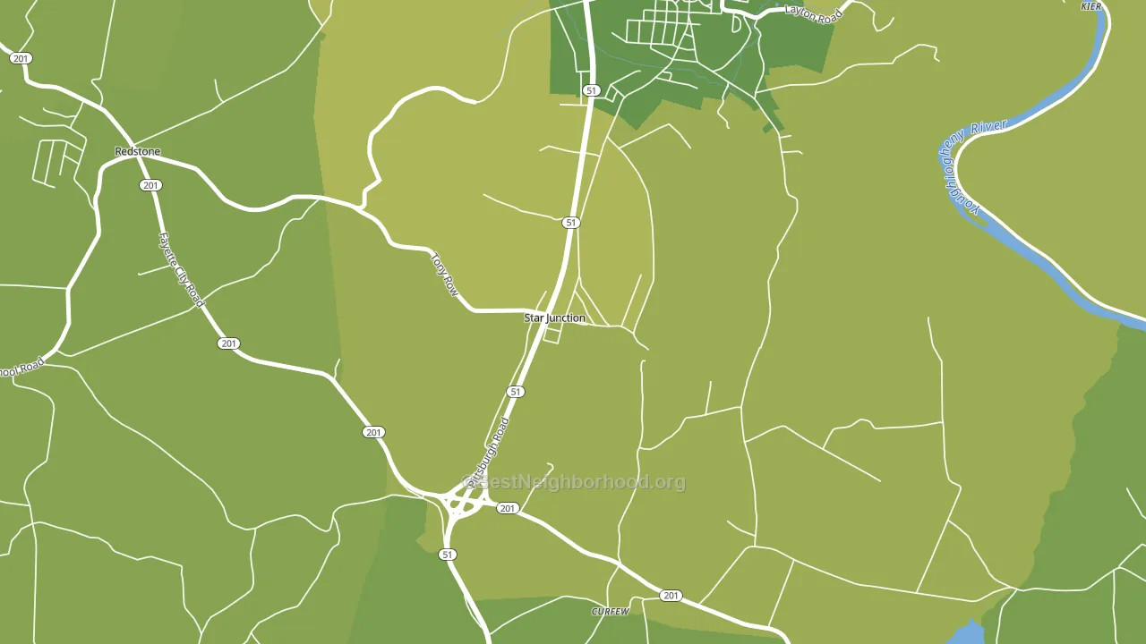 15482, PA block-group voter-turnout map