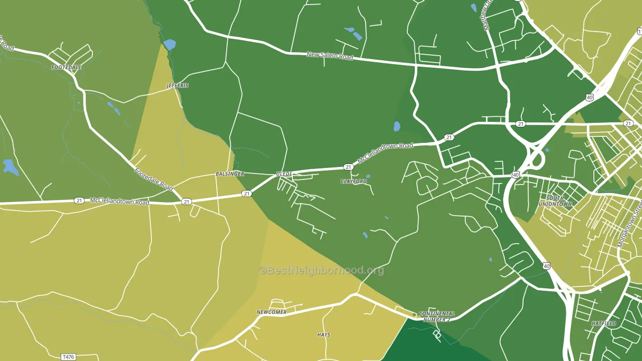 15484, PA block-group voter-turnout map