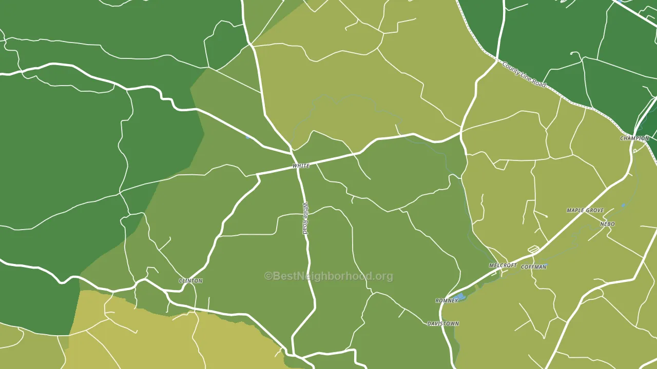 15490, PA block-group voter-turnout map