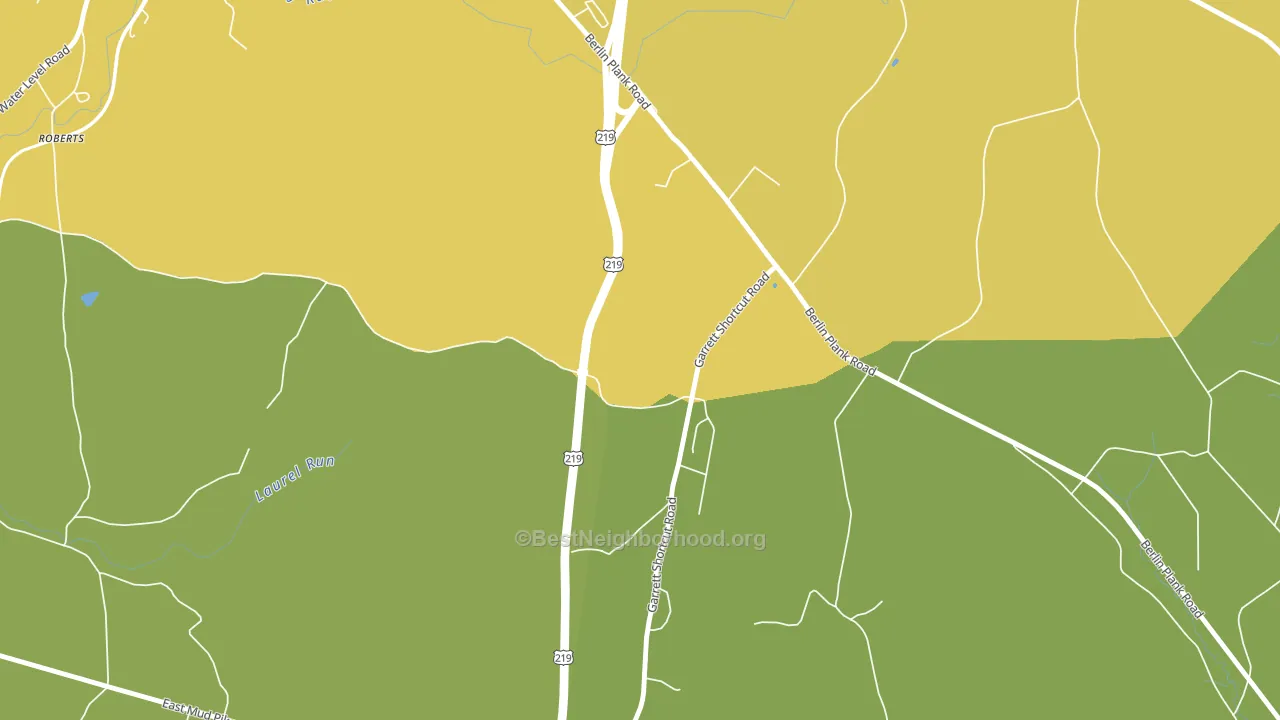 15510, PA block-group voter-turnout map