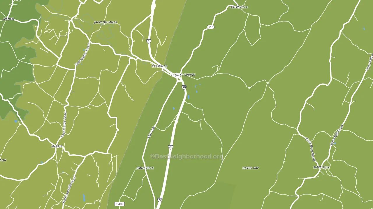 15536, PA block-group voter-turnout map