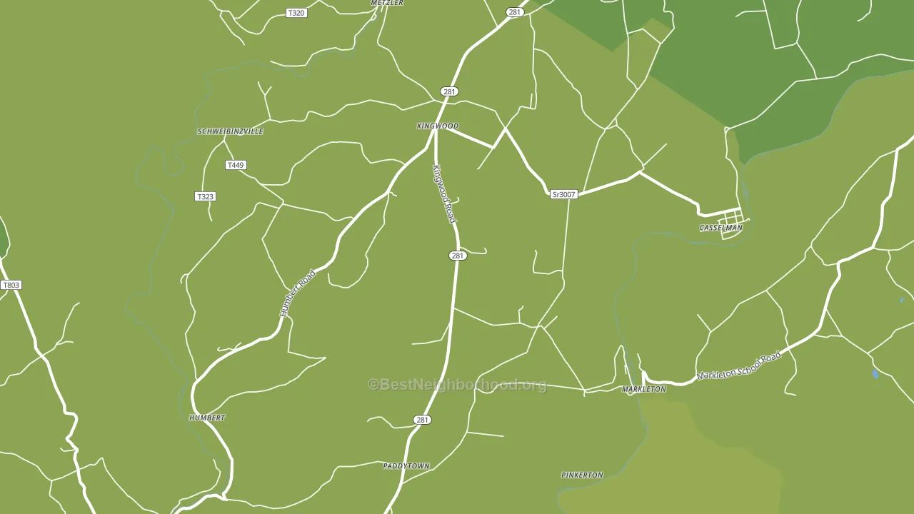 15551, PA block-group voter-turnout map