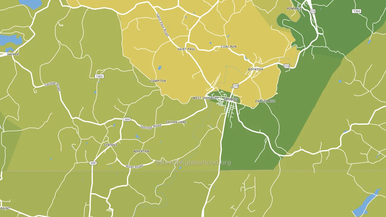 15558, PA block-group voter-turnout map