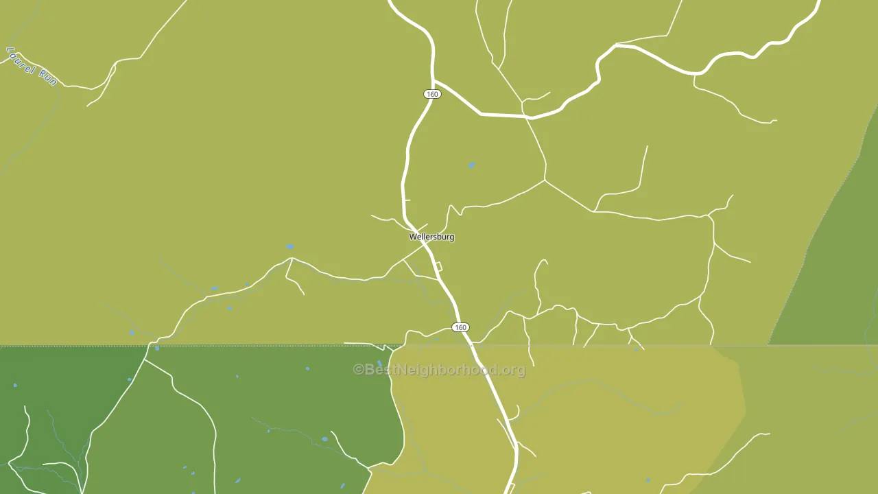 15564, PA block-group voter-turnout map